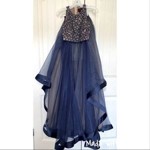 TERANI COURTURE 2 piece prom dress